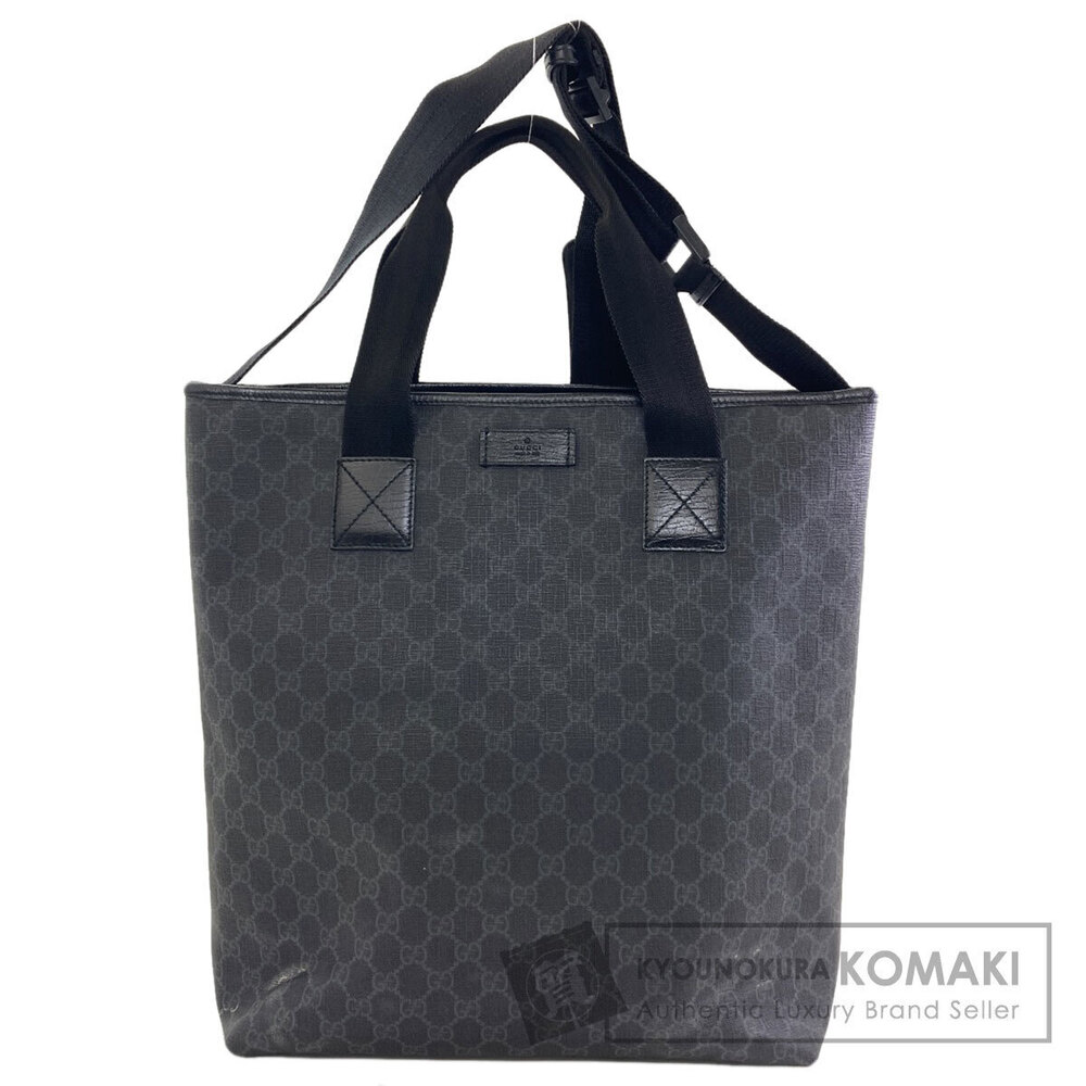 Gucci GG Supreme 2Way Tote black monogram coated canvas